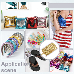 25м полиэстеровая лента с ПВХ-пайетками&nbsp;OCOR-WR0001-73D