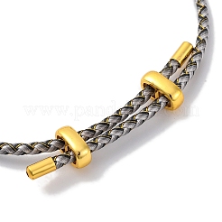 Verstellbare geflochtene Armbänder aus Polyesterkordel&nbsp;BJEW-Z085-01G-14