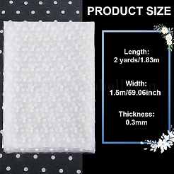 2 Yard Nylonfaser-Netzstoff mit Polka-Dots&nbsp;DIY-PH0036-36A