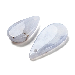 Натуральный голубой агат шнурка подвески&nbsp;G-P512-01