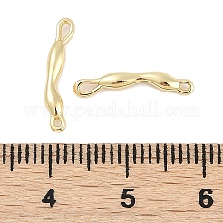 Латунные текстурированные подвески-соединители&nbsp;KK-Q028-21G