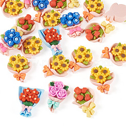 20 Stück opake Harz-Cabochons&nbsp;CRES-TA0001-85