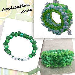 800 Stück Acryl- und Kunststoffperlen-Sets zum Thema St. Patrick's Day&nbsp;OACR-SP0001-47
