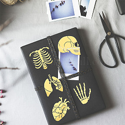 9шт 9 стиля никелевых декоративных наклеек DIY-WH0450-049