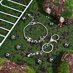 10 шт. 304 нержавеющая сталь эмалированные европейские бусины STAS-UN0040-13