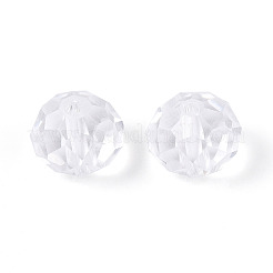 Выпечка расписные прозрачные стеклянные бусины&nbsp;X1-GLAA-N011-10mm-02