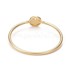 Браслеты из латуни с микропаве из кубического циркония&nbsp;BJEW-E071-22G-01