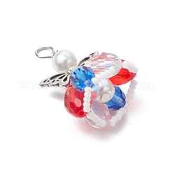 Подвески из стеклянных жемчужных бусин&nbsp;PALLOY-MZ00619-03