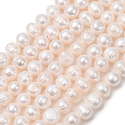 Fili di perle di perle d'acqua dolce coltivate naturali&nbsp;PA-CBABE82-13B