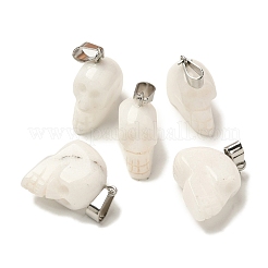 Pendentifs en jade blanc naturel&nbsp;G-Z067-02P-11