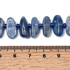 Натуральный кианитовые бисер пряди&nbsp;G-L649-A01-01