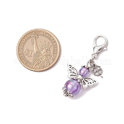 Украшения из акриловой подвески в виде ангела&nbsp;HJEW-JM03105-01