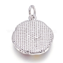 Латунь эмаль подвески&nbsp;KK-O113-03P-B