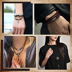 5-метровый плетеный кожаный шнур с сердечником WL-BBC0001-01A-01