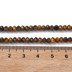 Chapelets de perles d'œil de tigre naturel&nbsp;G-L651-B04-4x3mm-02