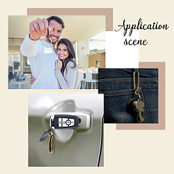 2шт. 2-х цветные крючки для ловли карпа из сплава&nbsp;AJEW-SC0001-39A