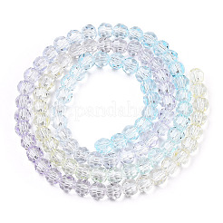 Chapelets de perles en verre transparente  &nbsp;GLAA-E036-07W