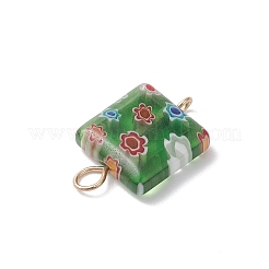 Подвески-коннекторы ручной работы миллефиори лэмпворк&nbsp;PALLOY-JF04555