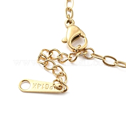 Браслет-цепочка из нержавеющей стали 304 для женщин&nbsp;BJEW-B064-13G