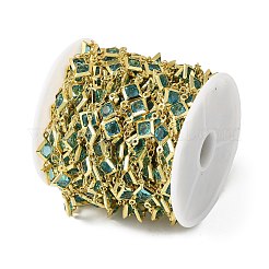 Латунные стеклянные ромбовидные цепи CHC-R001-05G-05