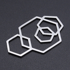 Не тускнеющие филигранные соединительные звенья из нержавеющей стали 201 STAS-N090-JN794-1