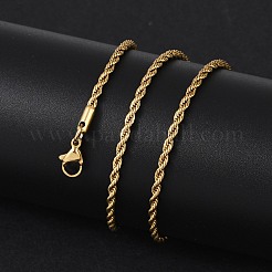 Ожерелья-цепочки из нержавеющей стали 304 унисекс STAS-D0002-33G