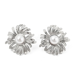 Серьги-гвоздики из латуни&nbsp;EJEW-S258-01P