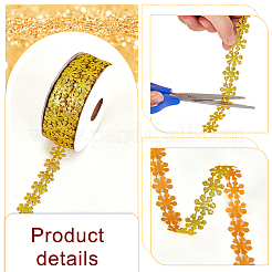 Отделка снежинкой из полиэфирной ленты DIY-WH0568-45A