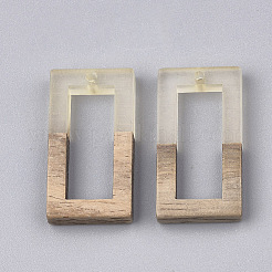 Подвески из смолы и ореха&nbsp;LS-RESI-S358-10B