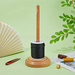 Hilandero giratorio de hilo de madera para tejer cinta&nbsp;DIY-WH0496-13