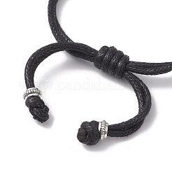 Braccialetti di fascino della lega del cuore&nbsp;BJEW-JB11503-02
