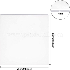 高温耐性食品グレードシリコーンシート  シリコーンシールガスケットシート  ホワイトスモーク  250x250x3mm&nbsp;AJEW-WH0104-98C