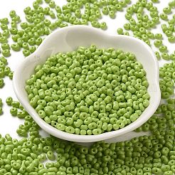 Выпечка краска стеклянные бусины SEED-K009-01B-15