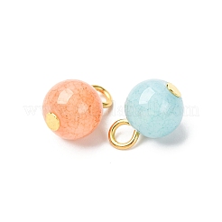 Подвески из непрозрачного стекла с эффектом кракле&nbsp;PALLOY-JF02851