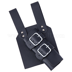 1 fodero per spada medievale in pelle PU e lega&nbsp;AJEW-GF0013-03A