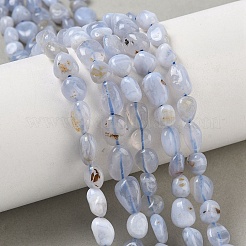 Натуральный голубой кружевной агат бисер нитей G-E483-62A