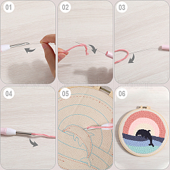 Стартовые наборы для вышивки перфоратором DIY-WH20007-13D