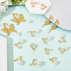 24 шт. 4 стиля 316 хирургическая нержавеющая сталь клипсы конвертеры фурнитура&nbsp;STAS-SC0010-35G