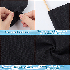 Ткань и бамбуковые палочки для пляжных стульев&nbsp;AJEW-WH20018-05A-1