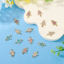 16 шт. подвески-соединители из сплава со стразами&nbsp;ALRI-TA0001-41