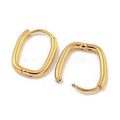 Boucles d'oreilles créoles en acier inoxydable 202&nbsp;EJEW-H003-07G-02