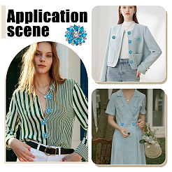 6 шт. кнопки из сплава FIND-FG0004-39D