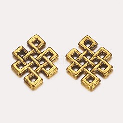 Breloques en losange en alliage de style tibétain&nbsp;GLF0194Y