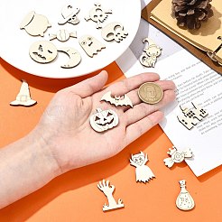 Morceaux de bois d'Halloween&nbsp;WOOD-CJC0006-021A