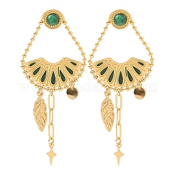 Серьги-гвоздики из нержавеющей стали 304 для женщин&nbsp;EJEW-Z065-05G