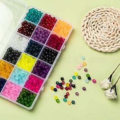 18 цвет прозрачного стекла FGLA-X0001-04A-6mm