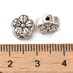 Сплавочные овальные бусины тибетского стиля &nbsp;PALLOY-M217-13AS