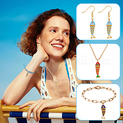 8 шт. 8 стиля латунных подвесок со стразами&nbsp;KK-GA0002-45