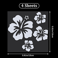 Самоклеящиеся автомобильные наклейки для домашних животных STIC-WH0010-05B