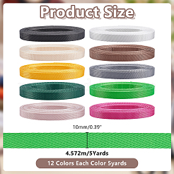 50 ярд двухцветной полиэстеровой ленты&nbsp;SRIB-AR0001-23